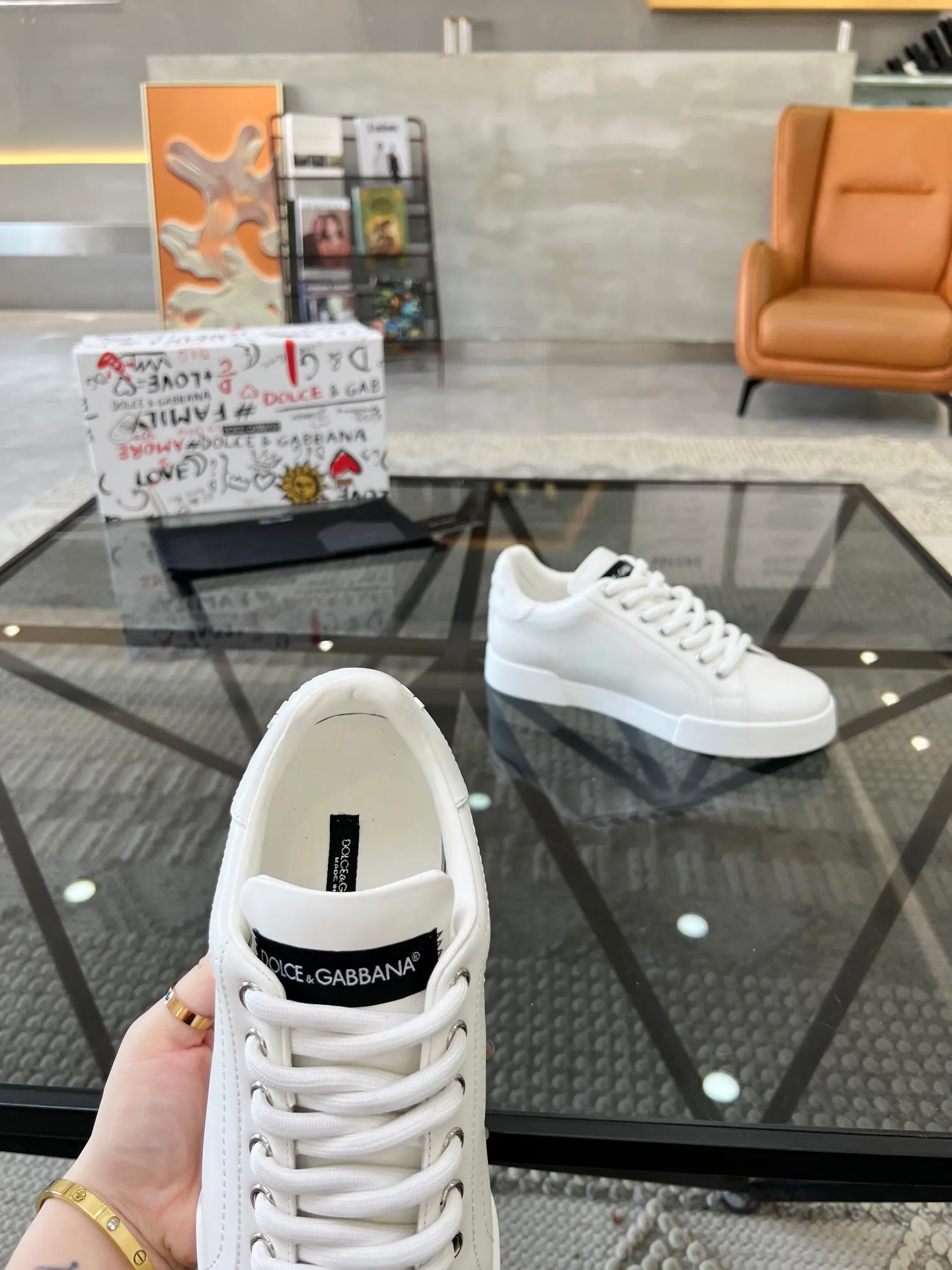 Men's shoes 360 yuan🏮🏮2023 new Dolce & Gabbana/top original single DG heavy industry series, imported original waterproof canvas, contrasting color design is super beautiful, exquisite and luxurious, super A level! Compared with the genuine product at the counter, the version is no worse at all! size：38-46